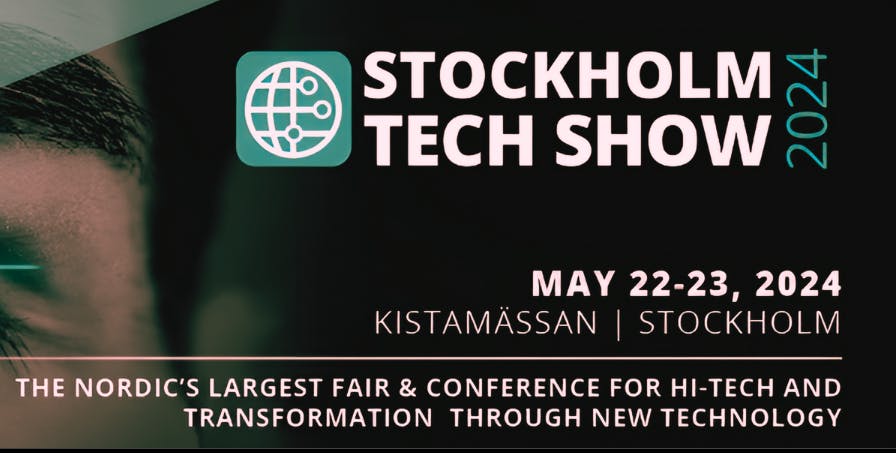 Cover image for article Stockholm Tech Show - We're exhibiting, visit us!